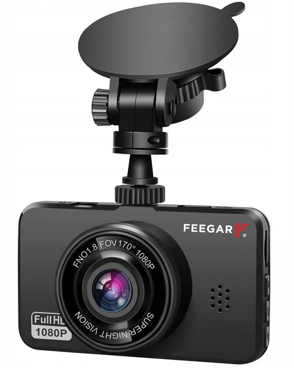 Automobilinis videoregistratorius Feegar Patrol su atbulinės eigos kamera, HDR ir Sony sensoriumi