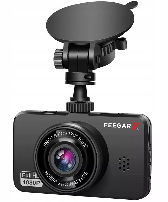Automobilinis videoregistratorius Feegar Patrol su atbulinės eigos kamera, HDR ir Sony sensoriumi