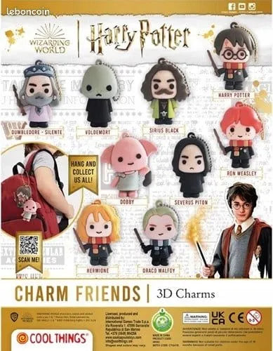 Wizarding Harry Potter 5 cm staigmenos pakabukas, originalus kolekcinis