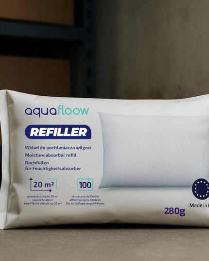 Drėgmės sugėriklio papildymas AquaFloow 280g 15 vnt.