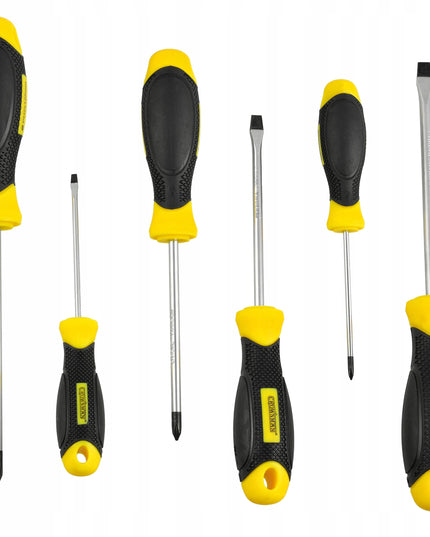 Magnetiniai atsuktuvai su antikorozine danga, 6 vnt. rinkinys