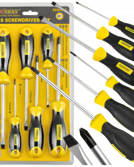 Magnetiniai atsuktuvai su antikorozine danga, 6 vnt. rinkinys