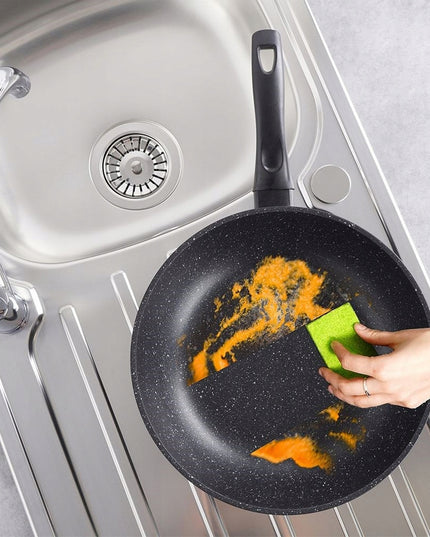 Wok GRANITINIS, gili keptuvė kepimui ir troškinimui, ORION GRANDE 30 cm