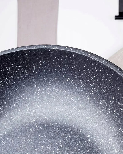 GRANITINĖ „Wok“ gili keptuvė kepimui ir troškinimui ORION GRANDE 30 cm
