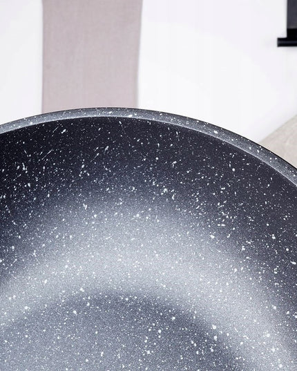 Wok GRANITINIS, gili keptuvė kepimui ir troškinimui, ORION GRANDE 30 cm