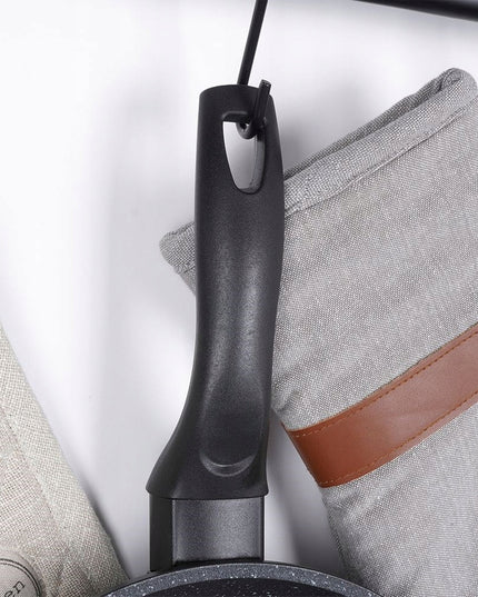 Wok GRANITINIS, gili keptuvė kepimui ir troškinimui, ORION GRANDE 30 cm