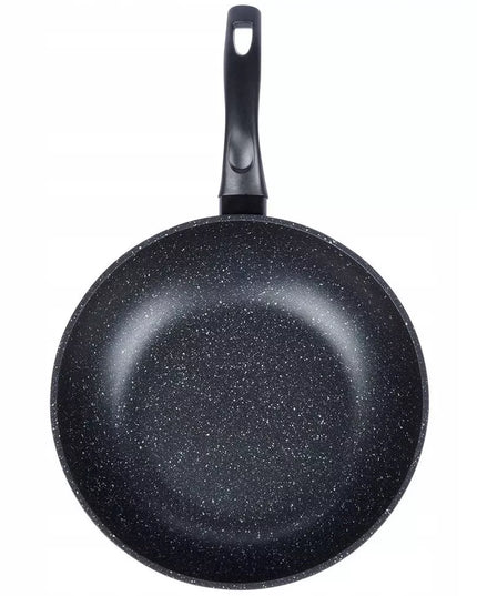 GRANITINĖ „Wok“ gili keptuvė kepimui ir troškinimui ORION GRANDE 30 cm