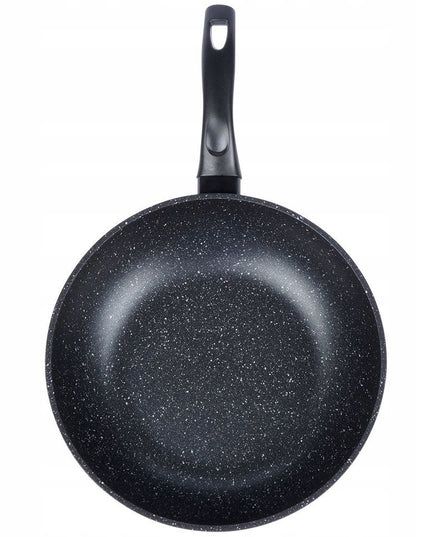 Wok GRANITINIS, gili keptuvė kepimui ir troškinimui, ORION GRANDE 30 cm