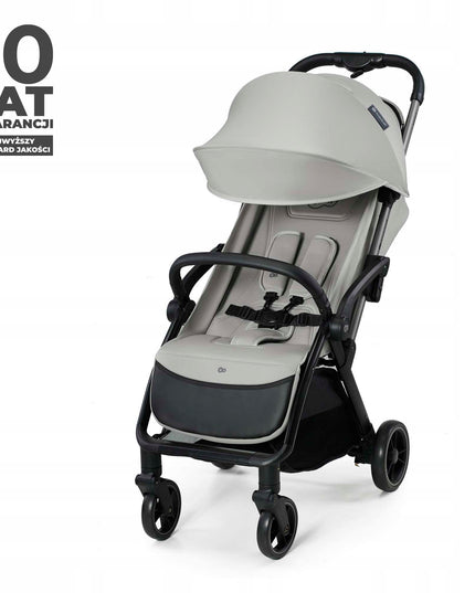 APINO vežimėlis Kinderkraft 22 kg, lengvas, sulankstomas, pilkas