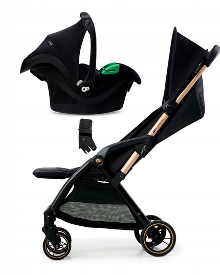 APINO vežimėlis Kinderkraft 22 kg, lengvas, sulankstomas, pilkas