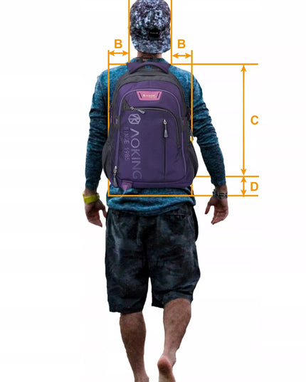 Aoking SN57605 miesto kuprinė, 27 l, violetinė