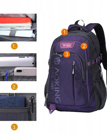 Aoking SN57605 miesto kuprinė, 27 l, violetinė