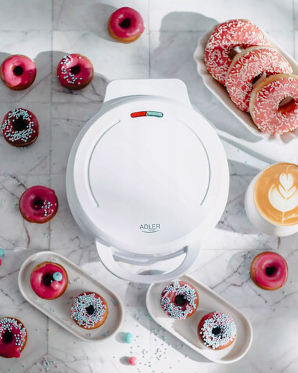 Spurgų kepimo aparatas, donut maker 5cm, 1500W, nelimpanti danga