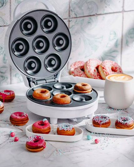 Spurgų kepimo aparatas, donut maker 5cm, 1500W, nelimpanti danga