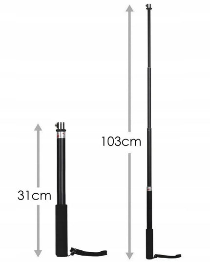 Monopodas ir laikiklis „GoPro Hero“ 8, 9, 10, 11, 12, 13