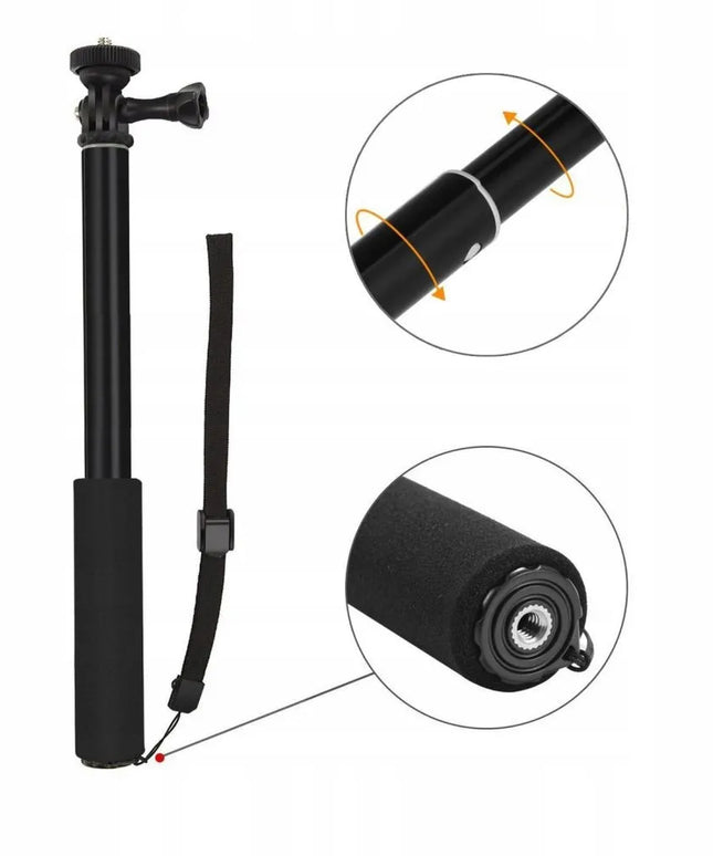 Monopodas ir laikiklis „GoPro Hero“ 8, 9, 10, 11, 12, 13
