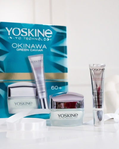 YOSKINE OKINAWA 60+ KOSMETIKOS DOVANŲ RINKINYS kremas + paakių kremas