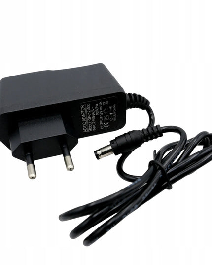 Kištukinis maitinimo šaltinis 12 V, 1 A, 12 W, 2,5 × 5,5 mm kištukas LED juostoms ir RGB įrenginiams
