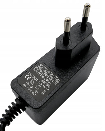 Kištukinis maitinimo šaltinis 12 V, 1 A, 12 W, 2,5 × 5,5 mm kištukas LED juostoms ir RGB įrenginiams