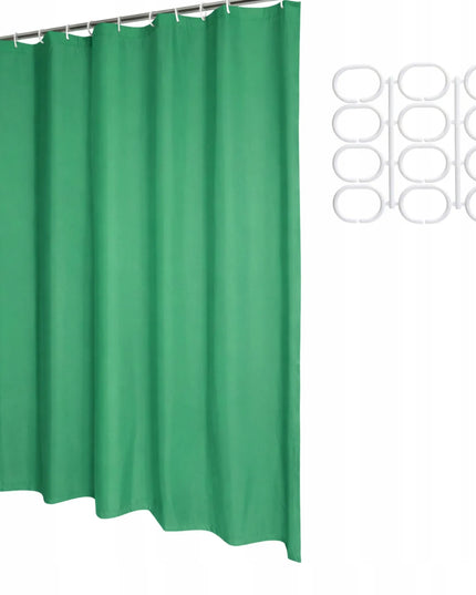 Dušo užuolaida 180x180 cm, Decortrend, žalia