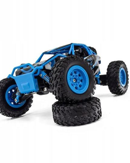 Nuotoliniu būdu valdomas didelis HB Toys Desert Truck 4x4 bekelės RC automobilis su pultu ir akumuliatoriumi