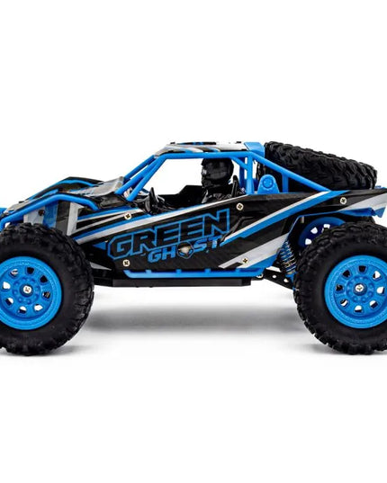 Nuotoliniu būdu valdomas didelis HB Toys Desert Truck 4x4 bekelės RC automobilis su pultu ir akumuliatoriumi