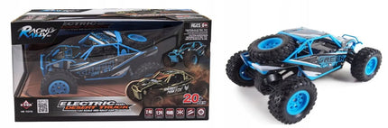 Nuotoliniu būdu valdomas didelis HB Toys Desert Truck 4x4 bekelės RC automobilis su pultu ir akumuliatoriumi