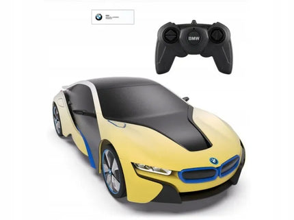 Nuotoliniu būdu valdomas automobilis RASTAR BMW i8, 1:24, su LED žibintais