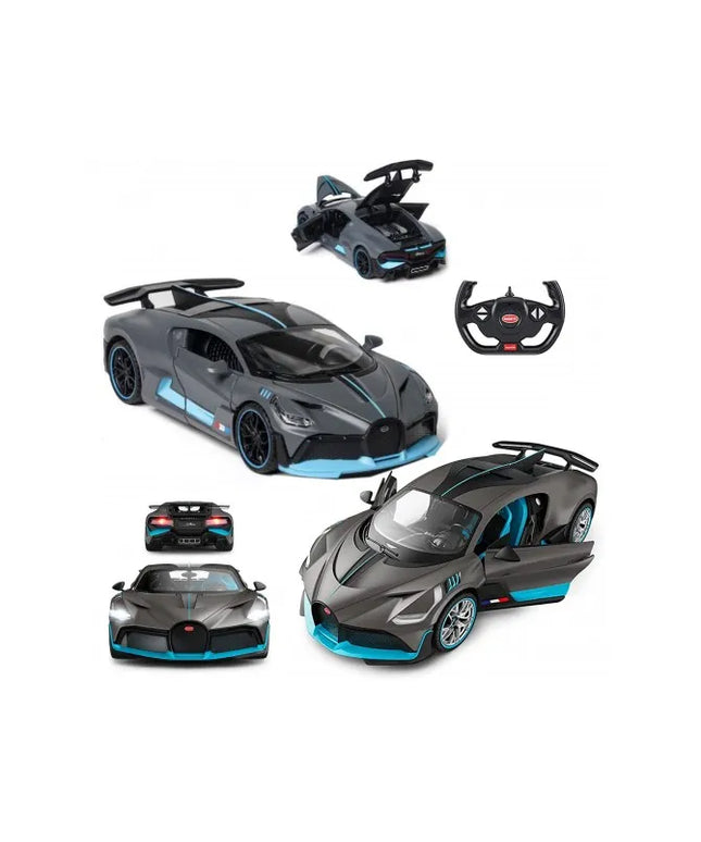 Nuotoliniu būdu valdomas automobilis „Bugatti Divo“ su LED apšvietimu, 1:16