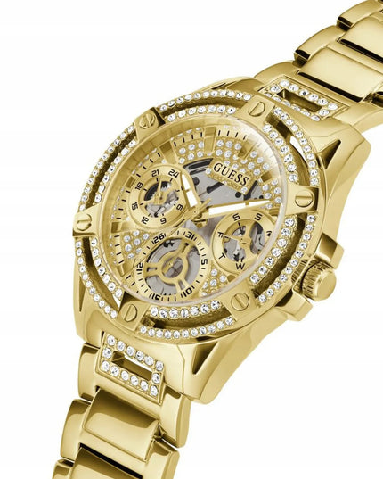 Moteriškas laikrodis Guess Queen GW0464L2, auksinis, originalus, su dėžute