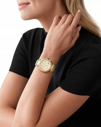 Moteriškas laikrodis Michael Kors Parker MK5354, auksinis, originalus, su dėžute