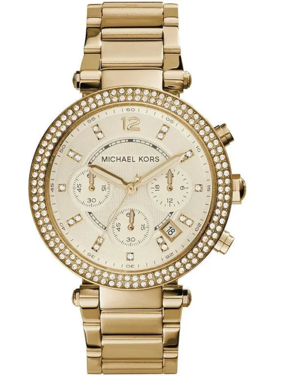Moteriškas laikrodis Michael Kors Parker MK5354, auksinis, originalus, su dėžute