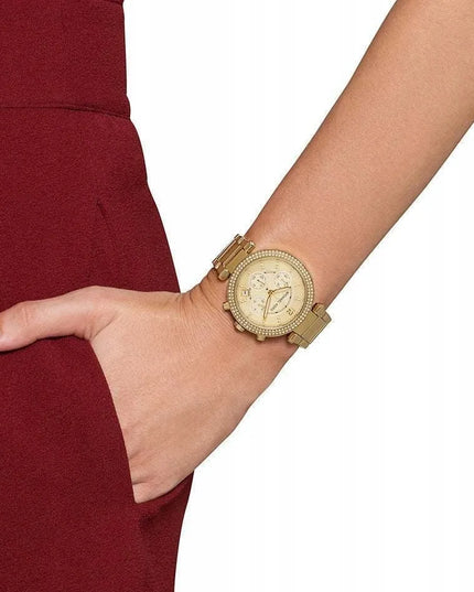 Moteriškas laikrodis Michael Kors Parker MK5354, auksinis, originalus, su dėžute