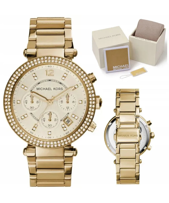 Moteriškas laikrodis Michael Kors Parker MK5354, auksinis, originalus, su dėžute
