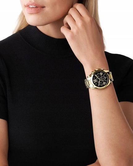 Moteriškas laikrodis Michael Kors Bradshaw MK5739, auksinės spalvos, originali dėžutė