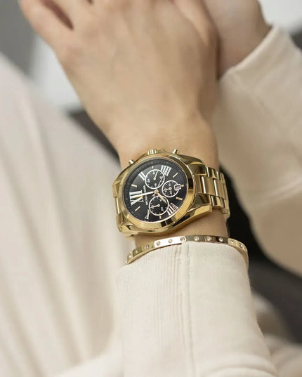 Moteriškas laikrodis Michael Kors Bradshaw MK5739, auksinės spalvos, originali dėžutė