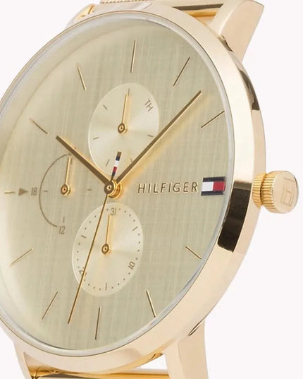 Moteriškas auksinis laikrodis Tommy Hilfiger Jenna 1781943 su originalia dėžute