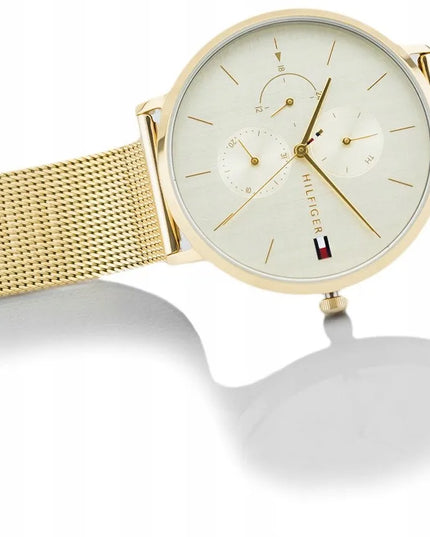 Moteriškas auksinis laikrodis Tommy Hilfiger Jenna 1781943 su originalia dėžute