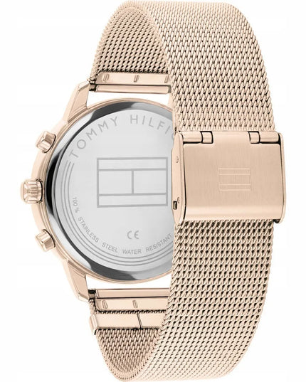 Moteriškas laikrodis Tommy Hilfiger Blake 1782303, rožinio aukso spalvos, su originalia dėžute