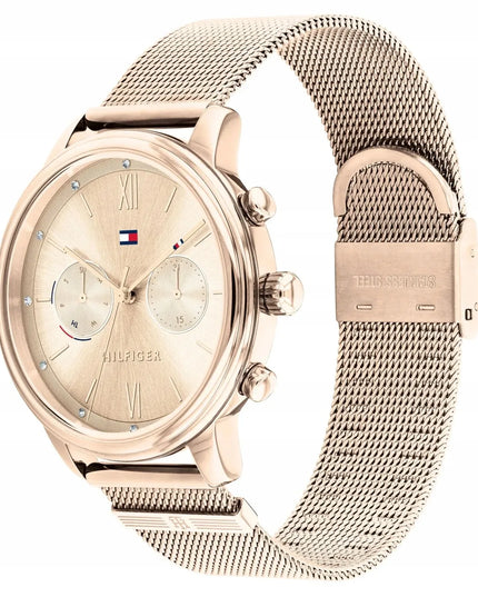 Moteriškas laikrodis Tommy Hilfiger Blake 1782303, rožinio aukso spalvos, su originalia dėžute