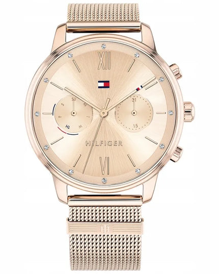 Moteriškas laikrodis Tommy Hilfiger Blake 1782303, rožinio aukso spalvos, su originalia dėžute