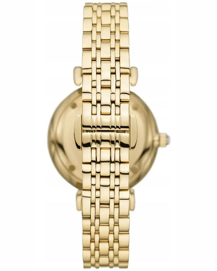 Emporio Armani AR11608 Gianni T-Bar moteriškas laikrodis, auksinės spalvos, su originalia dėžute
