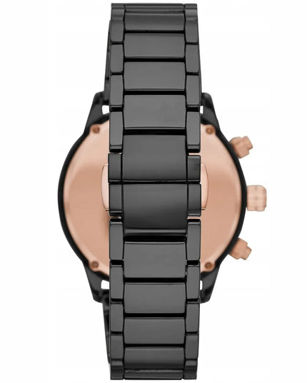 „Emporio Armani“ AR70002 Mario Chrono keraminis laikrodis vyrams, originalus, su sertifikatu