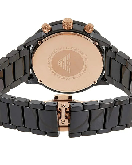 „Emporio Armani“ AR70002 Mario Chrono keraminis laikrodis vyrams, originalus, su sertifikatu