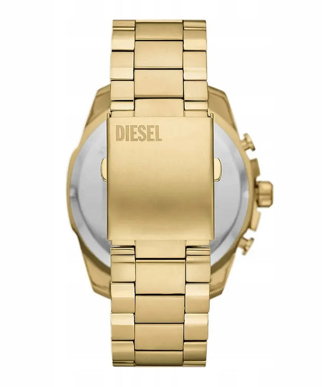 Vyriškas laikrodis DIESEL DZ4642 Mega Chief, auksinis, originalus, su dėžute