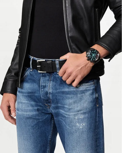 Vyriškas laikrodis „Diesel DZ4667 Spiked“, juodas, originalus, su dėžute