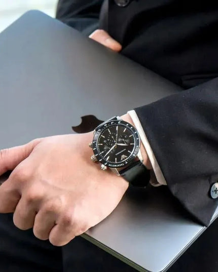 Vyriškas laikrodis „Emporio Armani“ AR11243 Mario su originalumo sertifikatu ir dėžute