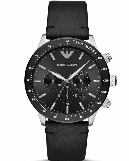 Vyriškas laikrodis „Emporio Armani“ AR11243 Mario su originalumo sertifikatu ir dėžute