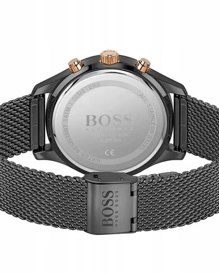 Vyriškas laikrodis HUGO BOSS 1513811 ASSOCIATE, juodas, su dėžute