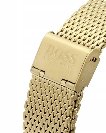 Vyriškas auksinis laikrodis HUGO BOSS Admiral 1513906 su originalia dėžute